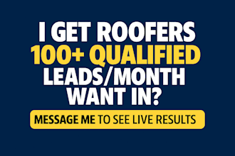 get roofing leads with facebook lead generation ads