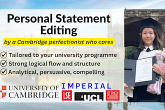 perfect your personal statement or statement of purpose
