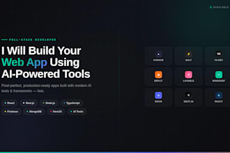 build react next js websites using bolt, lovable,  shadcn ui