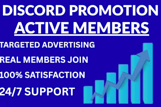 discord server promotion, discord advertising,  gaming server promotion growth