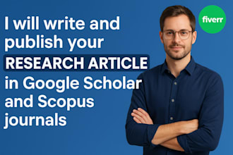 write and publish research articles in scopus and google scholar journals