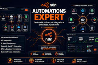 n8n automations, n8n ai agents, n8n workflows, ai automations on n8n