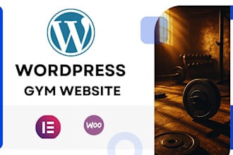 do wordpress website design wordpress gym website design or redesign