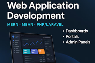 develop a modern fullstack web application using mern mean or PHP