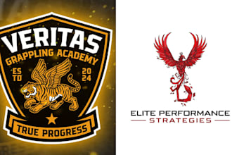 create a modern and professional sports team logo design