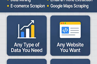 do web scraping, data scraping, data mining, automation and python scripts