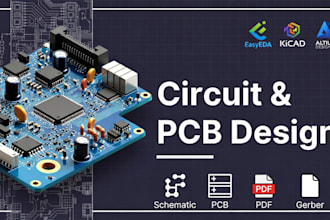 design schematic and pcb design in easyeda kicad altium