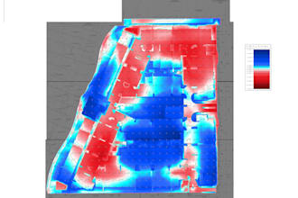 provide earthwork 3d model with cut fill volumes
