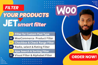 build dynamic ajax product filters for woocommerce with jet smart filters