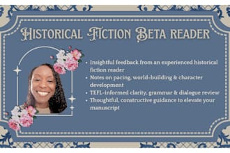 beta read your historical fiction manuscript