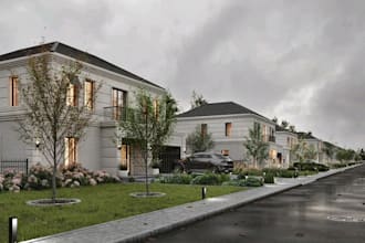 do modern patio exterior model 3d home interior visuals with walkthrough video
