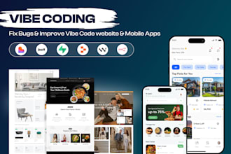 build or fix web apps using vibe coding tools like lovable bolt supabase