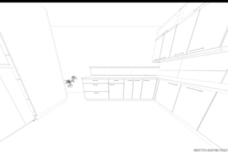 do modern 3d kitchen design using kitchendraw