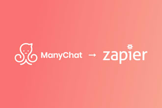 build manychat and zapier automation with ai chatbots
