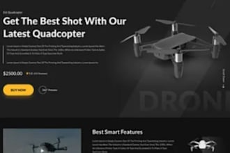 build wedding drone photography videographer shooting portfolio booking website
