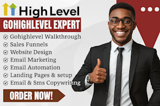 do go high level walkthrough training create gohighlevel website landing page