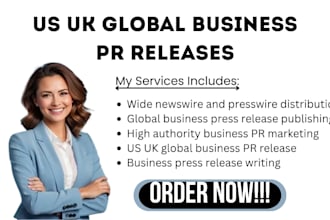 deliver US UK global business PR releases with wide newswire presswire coverage
