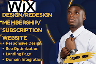 wix membership website online courses, subscription and secure member login
