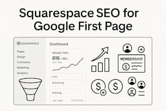 optimize your squarespace website SEO to rank on google first page