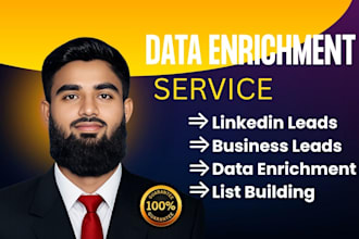 company data enrichment and data entry