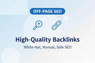 build high quality offpage SEO backlinks