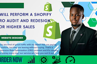shopify conversion rate optimization audit for higher sales,shopify landing page
