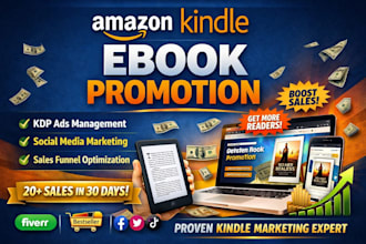 do amazon kindle book promotion, ebook marketing, KDP ads for sales