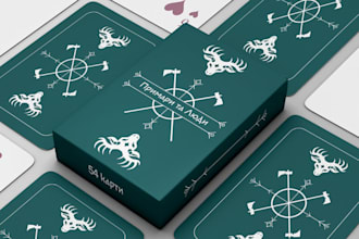 design custom playing card game board game uno card poker card deck card box