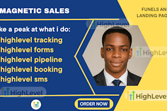 build ghl website and highlevel funnel gohighlevel landing pages