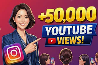 help you ranking youtube 50,000 views fastest