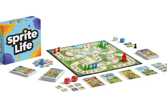 design, illustrate your board game with engaging mechanics and captivating art