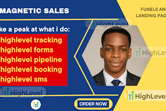 ghl website development and highlevel funnel designs gohighlevel landing setup