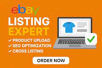 do ebay listing, ebay lister ,amazon lister, esty lister, product lister