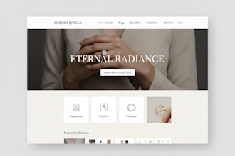 design a jewelry site that turns visitors into buyers