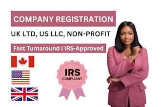 do UK ltd, US llc, canada company, nonprofit, operating agreement, bylaw and nda