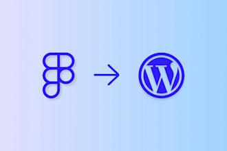 convert your figma design to wordpress website