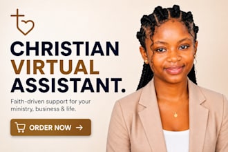 be executive virtual assistant christian VA virtual assistant church data entry