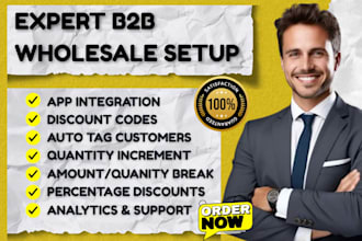 setup shopify wholesale b2b hub sparklayer bss clay massy faire bold gorilla ymq