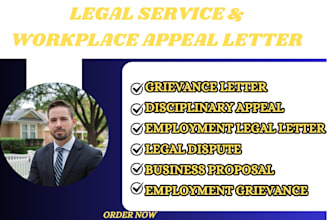 write professional grievance, disciplinary appeal letters employment consultant