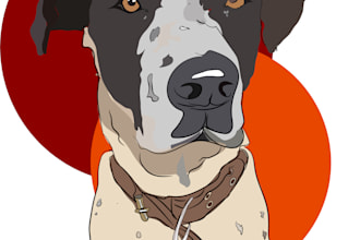 create professional vectorization of simple line art