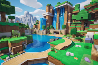 design roblox game environment art and custom roblox map