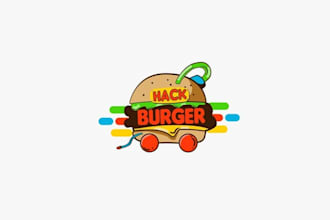 design traditional gourmet burger restaurant logo