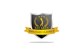 make iconic golf military logo for a charitable tournament
