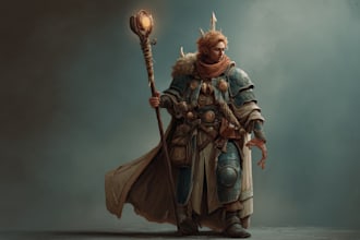draw a fantasy illustration for you