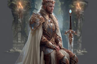 create sci fi, fantasy, horror and fiction character design