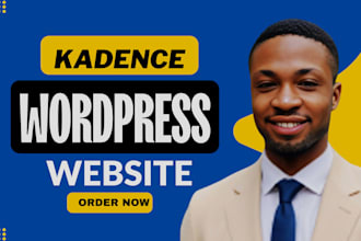 build fast wordpress website using kadence and gutenberg