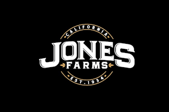 design aesthetics attractive logo for jones farms