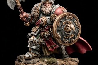 epic warhammer 40k space marine illustration