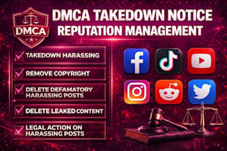 do mass dmca report for content removel on all websites
