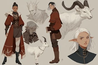 create a fantasy illustration